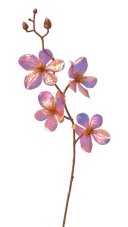 Opalizující umělá květina 47 cm – luxusní dekorace