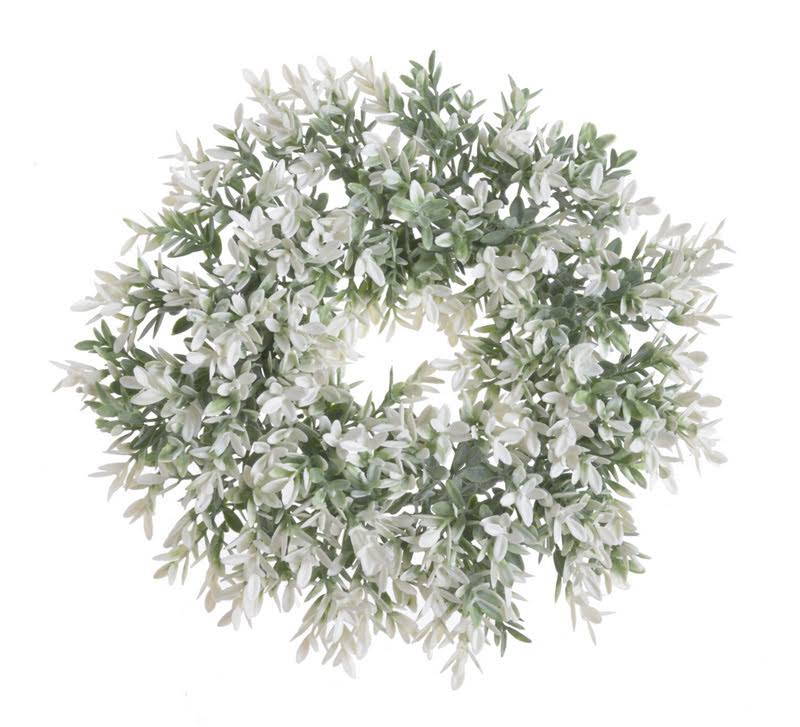 Věnec z umělých větviček hebe Ø 20cm