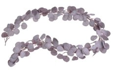 Umělá girlanda eukalyptus populus - lístek 5,5 cm, dl. 194cm