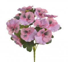 Kytička umělých macešek květ 6cm/dl.32cm