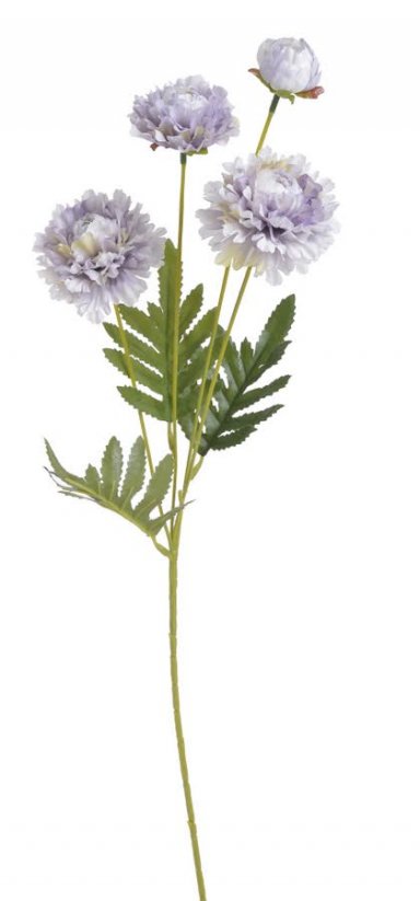 Umělý rozkvetlý aksamitník, květ 8cm/dl.61cm