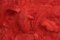 Přírodní barvené peří 7 - 12 cm, RED_050