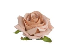 Hlavička středně velké umělé růže Ø 7.5 cm - 6ks