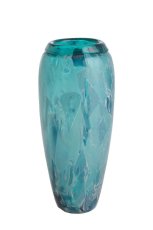 Skleněná váza z různobarevného skla 15cm∅x33cmH