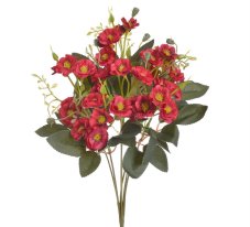 Kytice umělých drobných růžiček s doplňky dl.35cm 163CAN33-28/1_04