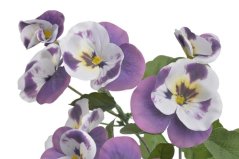 Kvetoucí umělá maceška maceška, květ 6cm, celkem dl. 42cm