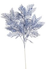 Větvička umělého kapradí 95cm - modrá 06