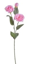 Umělá rozkvetlá eustoma dl.63cm