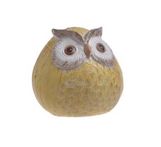 Dekorace figurka sova 8cm - polyresin_B