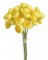 Svazek umělých ranunculusů, 9 stonků po 4 květech - květ 4cm, dl. 30 cm