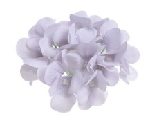 Umělá hlavička hortenzie Ø 14cm - 12ks