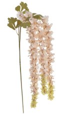 Umělá kvetoucí převislá větvička vistárie dl. 138cm