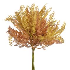 Umělé kapradí 46 cm, 5ks - oranžové 03