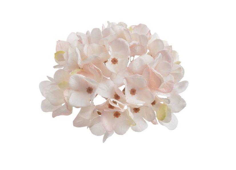 Umělá hlavička hortenzie Ø 14cm  -  6ks