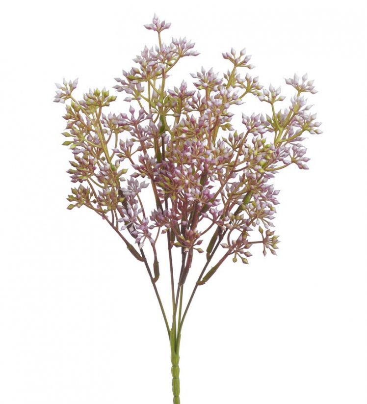 Umělá kvetoucí zeleň dl. 45 cm, 5 větviček, barva_04