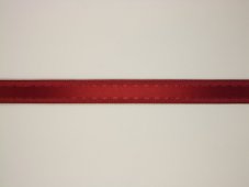 Atlasová jednobarevná stuha se vzorem 1,3cm/20m