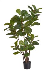 Dekorace umělý fikus lyrový v květináči Ø 15cm, celkem 120cmH