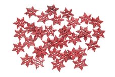 Výseky červené vločky 1,5 cm, 36 ks 253CAN1255_R