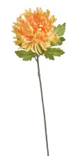 Umělá chryzantéma na stopce s listy Ø16cm/dl.75cm