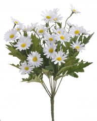Umělá kopretina kytice s 20 kvítky Ø 4cm/dl.36cm