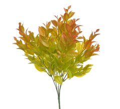 Keřík umělých olistěných větviček, 5 výhonů - dl. 38cm