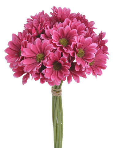 Kytice umělých margaretek, květ Ø 6 cm, dl.30 cm