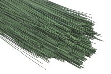 Aranžovací zelený sekaný drát Ø 0,7mm, dl. 40cm - 1kg