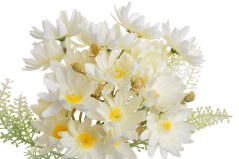 Umělá kytice kopretin 4ks, dl. 32cm