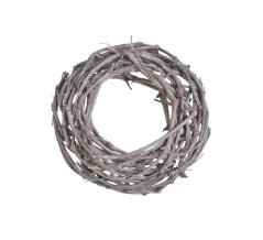 Dekorace pletený věnec z proutí 30cm∅, tl. 0,6cm