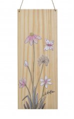 Jarní dekorace dřevěná tabulka s potiskem12cmLx1cmWx30cmH