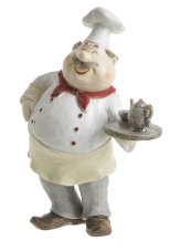Dekorace figurka kuchař 21,5cm