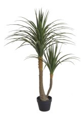 Umělá rostlina dracena v květináči, květináč Ø 17,5cmx13,5cmH, výška celkem 118cm