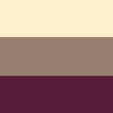 Cream / hnědá / bordo
