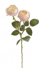 Umělá polorozvitá růže - květy Ø 5,5cm , dl. 47cm