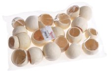 Přírodní materiál bělený Bell cup mini Ø 4-5cm - 20ks
