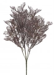 Umělá větvička broom bloom s kvítky 5 výhonů - dl. 36cm