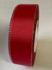 Rypsová stuha s metaloplastem 2,5cm/25m