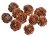 Přírodní dekorace  Cedar rose  5-6cm/200g