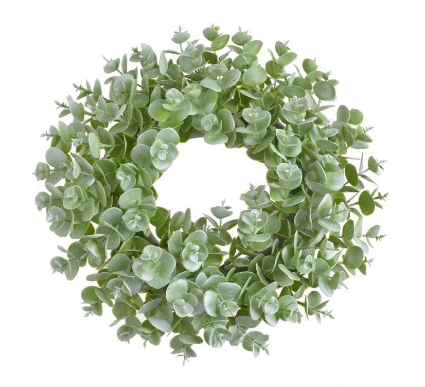 Dekorační věnec z větviček eukalyptu věnec eukalyptus Ø 31cm