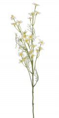 Větev s květy 68 cm, bílá 11