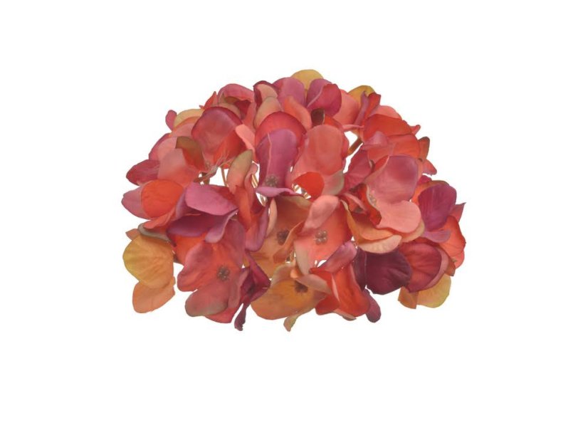 Umělá hlavička hortenzie Ø 14cm  -  6ks