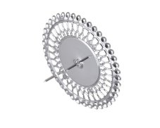 Bodce pod svíčku na adventní věnce Ø 8 cm - 4ks