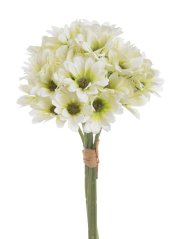 Kytice umělých margaretek, květ Ø 6 cm, dl.30 cm