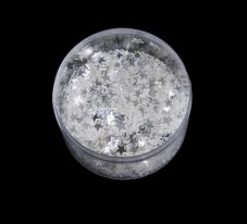 Dekorace - flitry ve tvaru hvězdiček 0,4cm - 33g