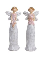 Dekorace figurka víla s rozepjatými křídly 7,5cmLx5cmWx20,3cmH - 4 ks