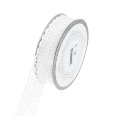 Tkaná síťovaná stuha 3cm/dl.10m