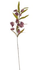Umělá větvička s rozkvetlými zvonky a listy dl. 110cm