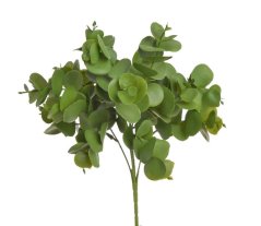 Keřík umělého barveného eukalyptus dl. 34cm