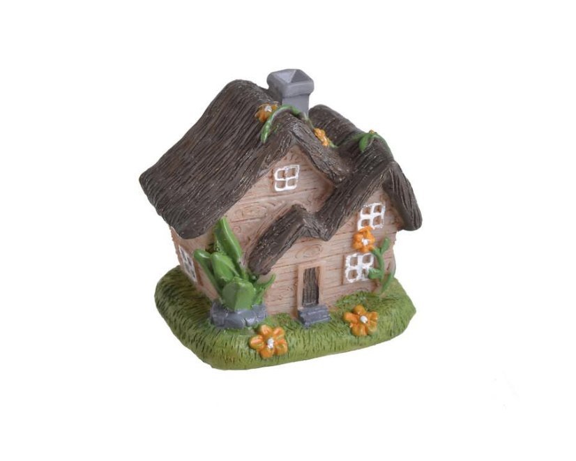 Malovaný domek s verandou a zahrádkou 5 cm
