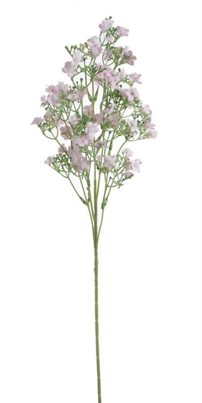 Luční květina 70cm - světle růžová 02